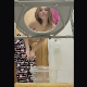A pretty girl records herself sitting on a potty chair while taking a shit into a plastic container in 2 different scenes. Vertical format video. Over 2 minutes.